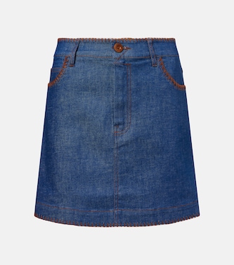 Ascension denim miniskirt | Zimmermann