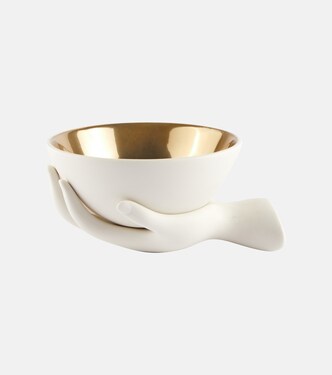 Eve gold-plated porcelain bowl | Jonathan Adler