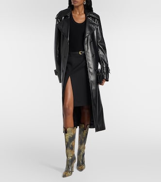 靴 Archive Belted Leather Boots high Archive Boot 100 leather knee-high boots in multicoloured - Jimmy