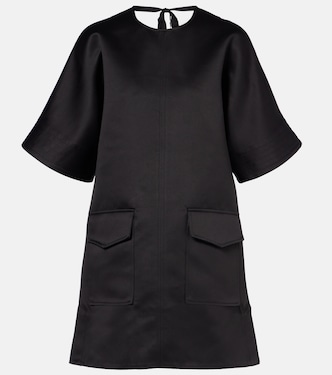 فستان قصير بظهر مفتوح | Ganni