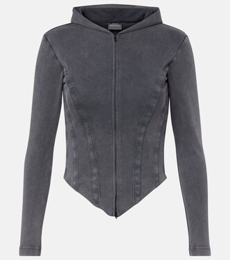 Kapuzenjacke aus Baumwoll-Jersey | Balenciaga