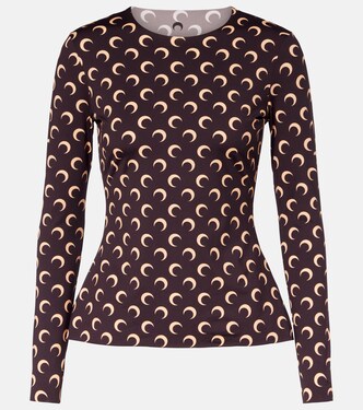 All Over Moon jersey top | Marine Serre