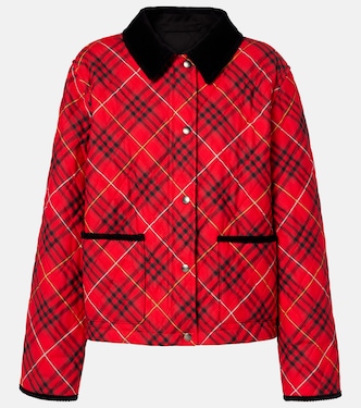 Chaqueta Burberry Check de algodón con pana | Burberry