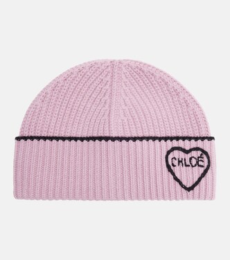 Chloé Encœur wool and cashmere beanie | Chloé