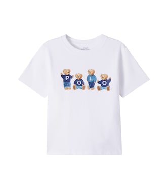 تي شيرت من القطن بطبعة Polo Bear | Polo Ralph Lauren Kids