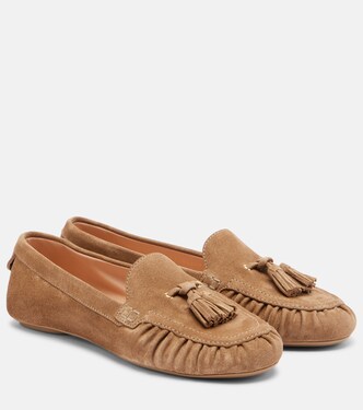 Loafers aus Veloursleder | Gianvito Rossi