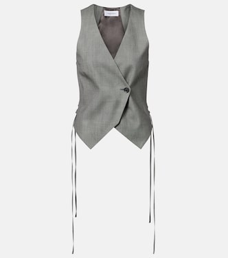 Asymmetric vest | McQueen