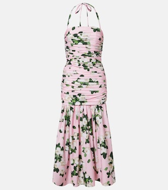 Bedrucktes Midikleid aus Jersey | Carolina Herrera