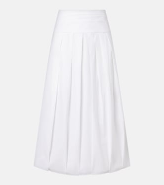 White Label Nessa cotton-blend midi skirt | Proenza Schouler