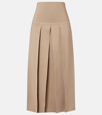 Pleated midi skirt | Alaïa