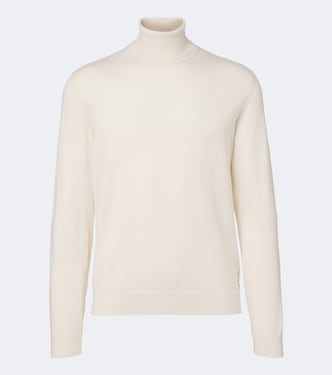 Virgin wool turtleneck sweater | Slowear