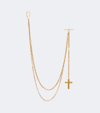 18kt gold-plated brass bag charm | Khaite