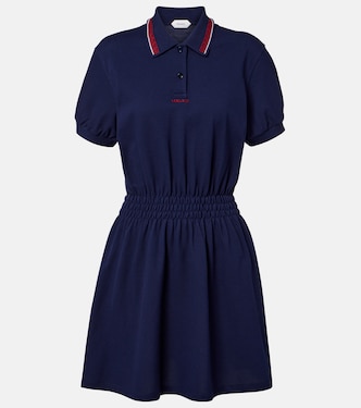 Greca cotton piqué polo dress | Versace