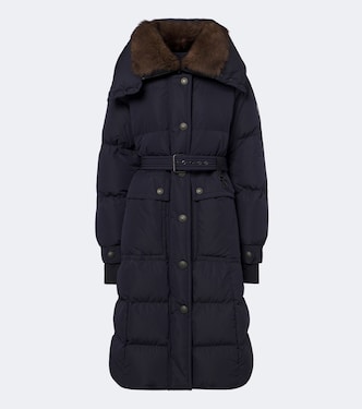 Daunenmantel Gelisette mit Shearling | Moncler Grenoble