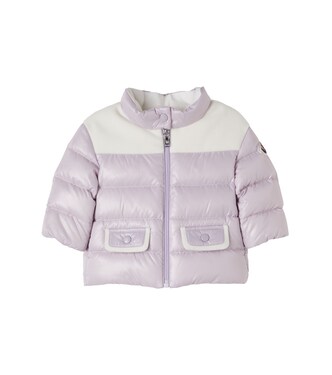 جاكيت لمولودة جديدة مبطنة بريش الإوز Kora | Moncler Enfant