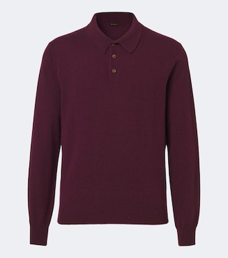 Cashmere polo sweater | Rubinacci
