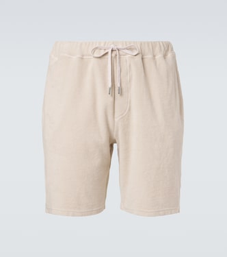 Cotton terry shorts | Fedeli
