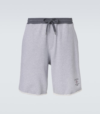 Shorts de jersey de algodón | Brunello Cucinelli