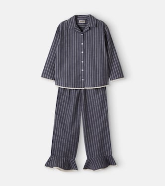 Fie striped cotton pajamas | Wheat