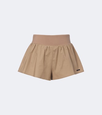 Woven Cotton cotton-blend shorts | Skims