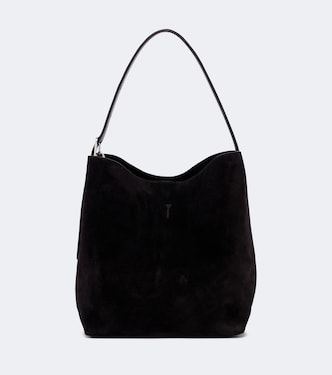 Belted suede tote bag | Toteme