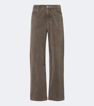 Cotton corduroy wide-leg pants | Auralee