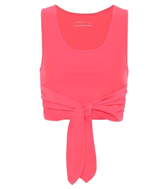 Axel cropped wrap tank top | Lanston Sport