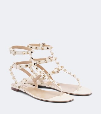 Rockstud leather sandals | Valentino Garavani