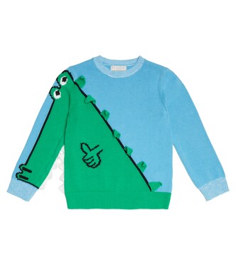 Pull intarsia en coton | Stella McCartney Kids