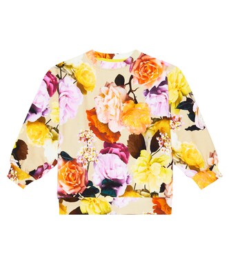 Sweat-shirt Monti en coton à fleurs | Molo