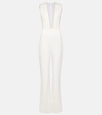 Bridal Soho flared jumpsuit | Galvan