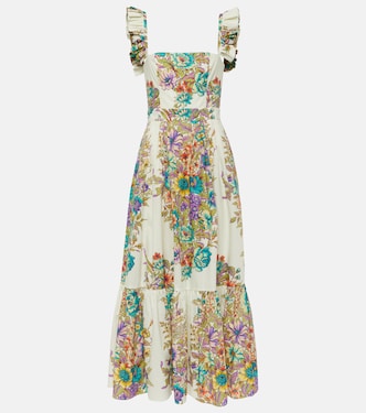 Robe longue en coton à fleurs | Etro