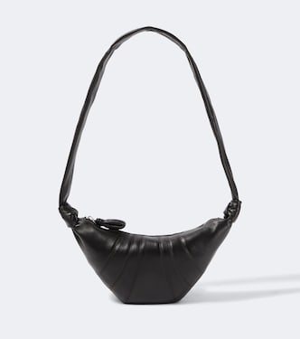 Croissant Small leather shoulder bag | Lemaire