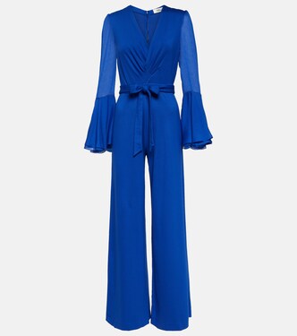 Shing jersey wide-leg jumpsuit | Diane von Furstenberg
