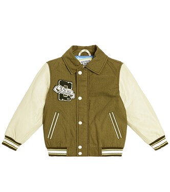 Logo cotton varsity jacket | Scotch & Soda Kids