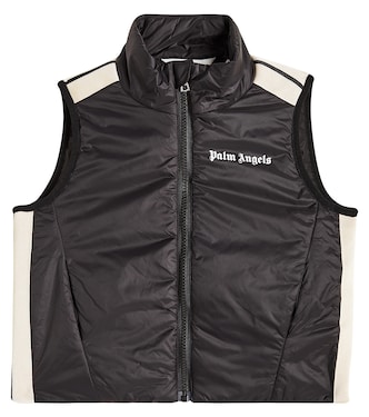 Logo puffer vest | Palm Angels Kids