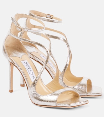 Azia 95 leather sandals | Jimmy Choo