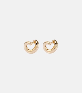 18kt gold-plated sterling silver earrings | Bottega Veneta