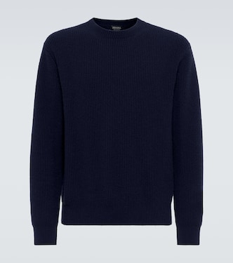 Pullover in cashmere a coste | Zegna