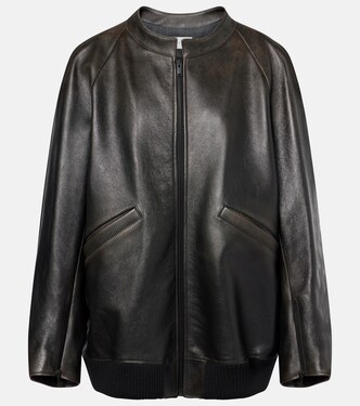 Kengia leather bomber jacket | The Row