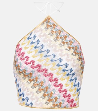 Zig Zag lamé top | Missoni