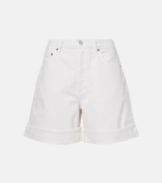 Dame high-rise denim shorts | Agolde