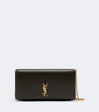 Cassandre leather phone pouch | Saint Laurent