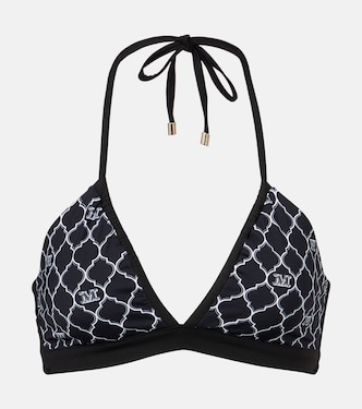 Anna printed halterneck bikini top | Max Mara