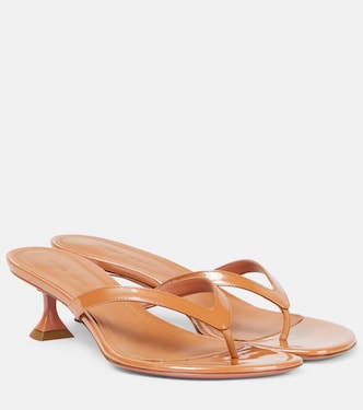 Sandalen Juliette 45 aus Lackleder | Amina Muaddi