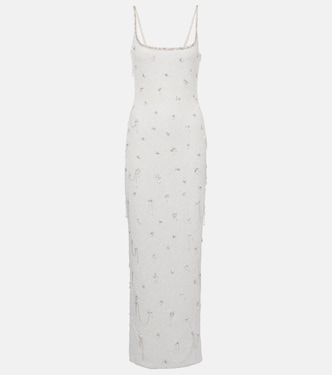 Droplet embellished gown | Clio Peppiatt