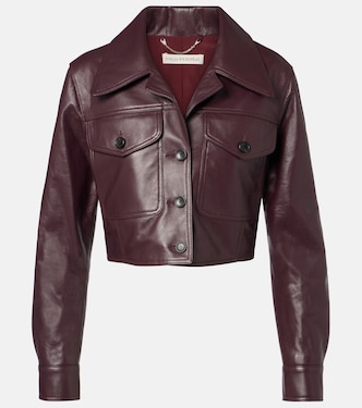 Nics cropped leather jacket | Emilia Wickstead