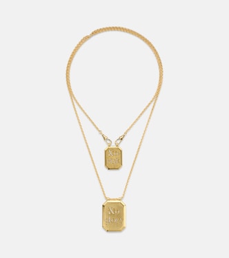 Collier No Risk No Glory en or 18 ct et diamants | Marie Lichtenberg