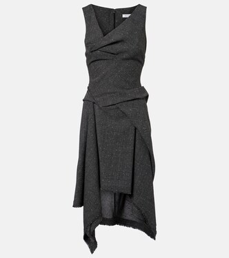 Wool midi dress | McQueen