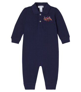 Baby embroidered cotton onesie | Polo Ralph Lauren Kids